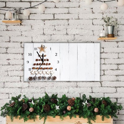 Skleněné hodiny Úrovně Ozdoby na vánoční stromky z perníku