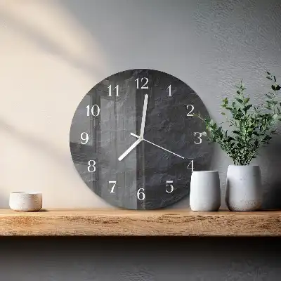 Kulaté skleněné hodiny na stěnu Pozadí