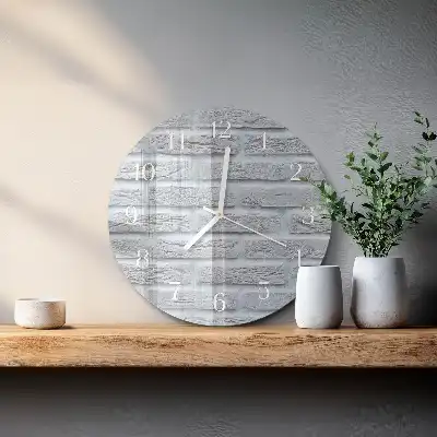 Hodiny s fotkou skleněné kulaté Slínek