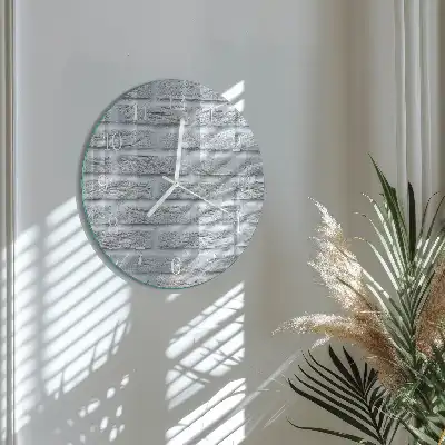 Hodiny s fotkou skleněné kulaté Slínek