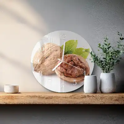 Kulaté skleněné hodiny na zeď Matice