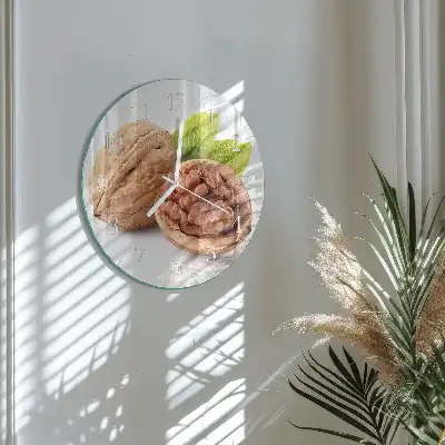 Kulaté skleněné hodiny na zeď Matice