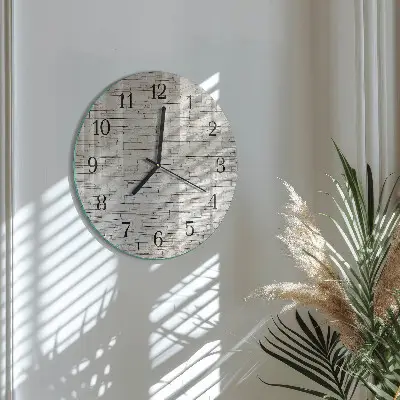 Hodiny s fotkou skleněné kulaté Slínek