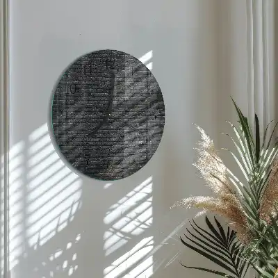 Hodiny s fotkou skleněné kulaté Slínek