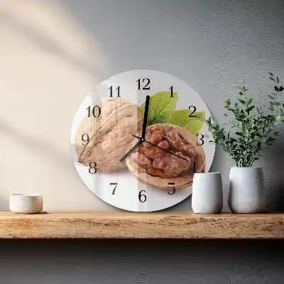 Hodiny s fotkou skleněné kulaté Matice