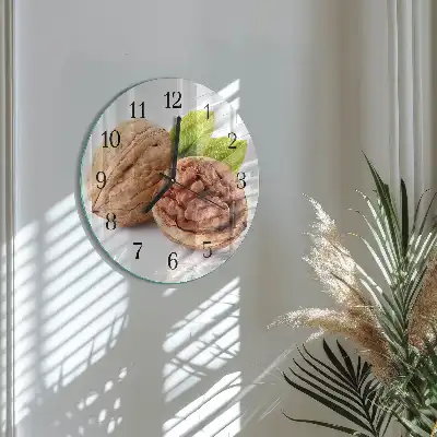 Hodiny s fotkou skleněné kulaté Matice