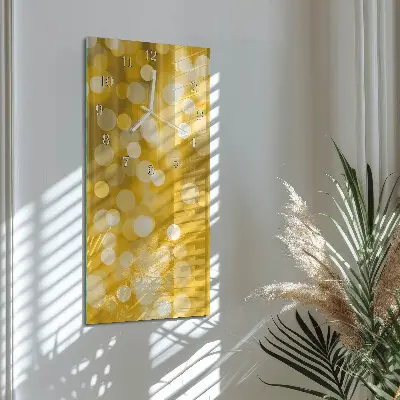 Svislé skleněné hodiny na zeď Okresy