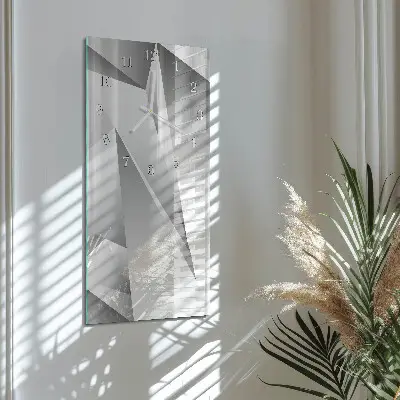 Hodiny s fotkou skleněné svislé Vzor