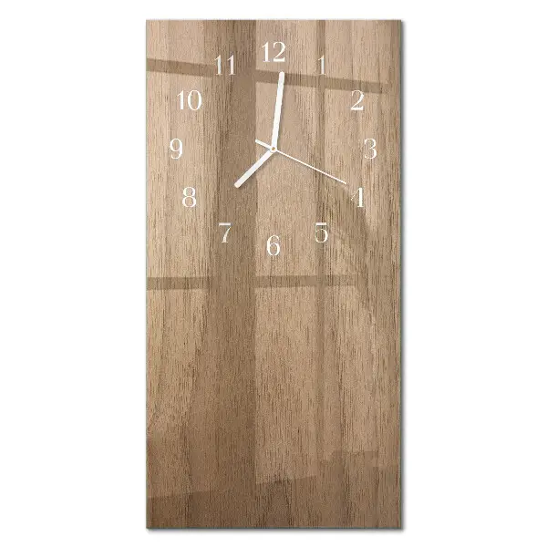 Svislé skleněné hodiny na zeď Tabulka
