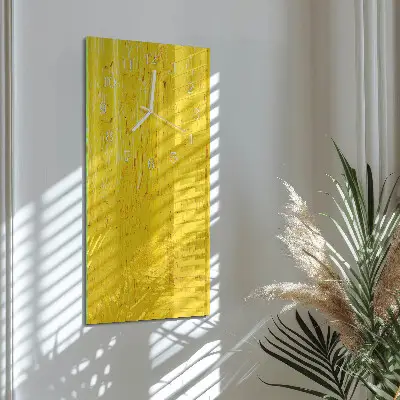 Svislé skleněné hodiny na zeď Vzor