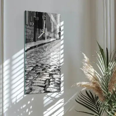 Svislé skleněné hodiny na zeď Trasa
