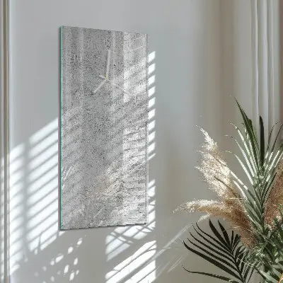 Svislé skleněné hodiny na zeď Zeď
