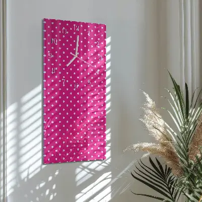 Svislé skleněné hodiny na zeď Řízení