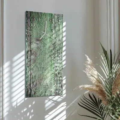 Hodiny s fotkou skleněné svislé Dřevěná deska