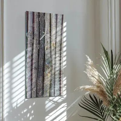 Svislé skleněné hodiny na zeď Pobočky
