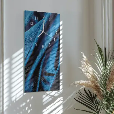 Nástěnné hodiny skleněné svislé Materiál