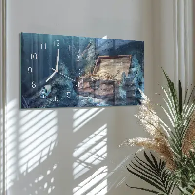 Hodiny na skle vodorovné Potopené cennosti