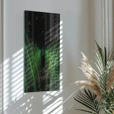 Nástěnné hodiny skleněné svislé Daleko