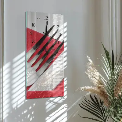 Hodiny na skle svislé Příbory