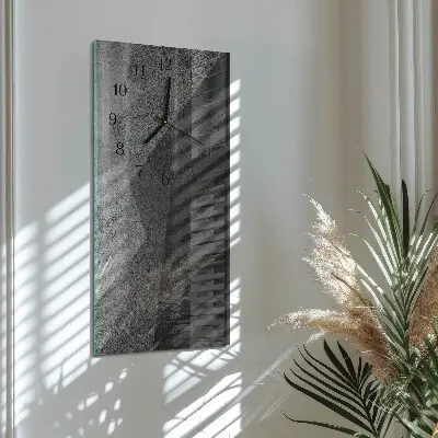 Hodiny s fotkou skleněné svislé Vzor