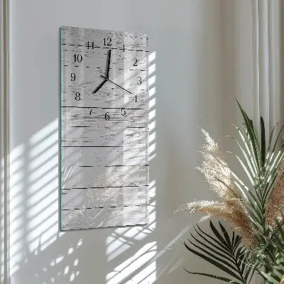Hodiny s fotkou skleněné svislé Zeď