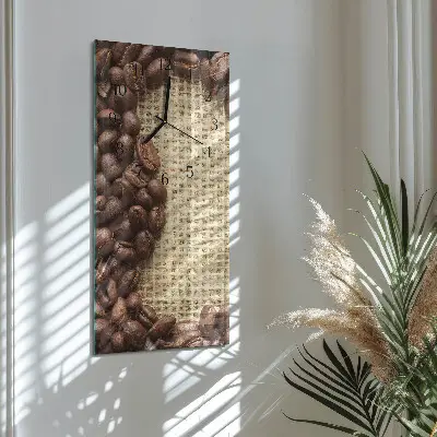 Hodiny na skle svislé Taška pouf