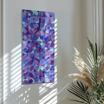 Nástěnné hodiny skleněné svislé Kola