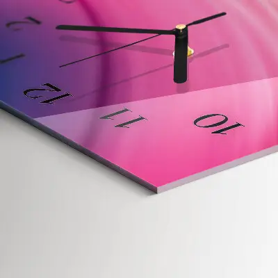 Svislé skleněné hodiny na zeď Abstraktní linie