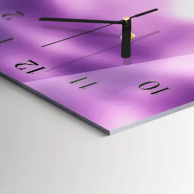Svislé skleněné hodiny na zeď Vzor