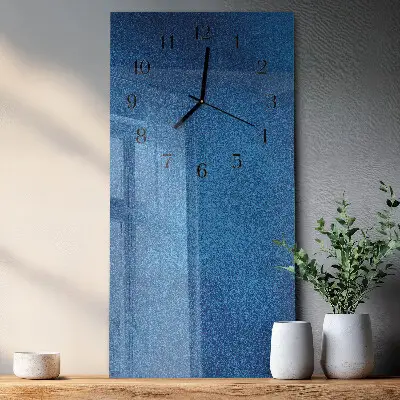 Nástěnné hodiny skleněné svislé Materiál