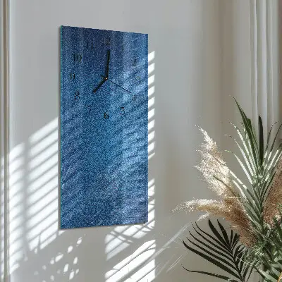 Nástěnné hodiny skleněné svislé Materiál