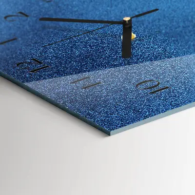 Nástěnné hodiny skleněné svislé Materiál