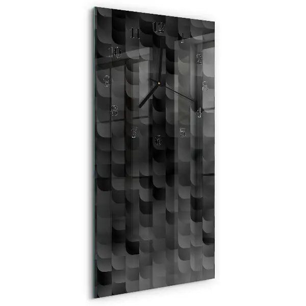 Hodiny na skle svislé Měřítko