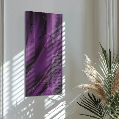 Svislé skleněné hodiny na zeď Abstrakce