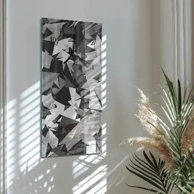 Hodiny s fotkou skleněné svislé Vzor