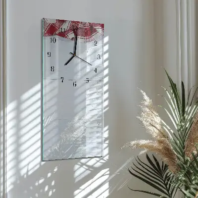 Hodiny na skle svislé Tabulka