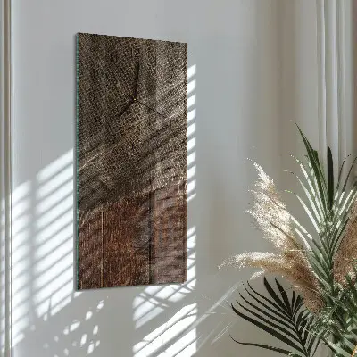 Svislé skleněné hodiny na zeď Vzor