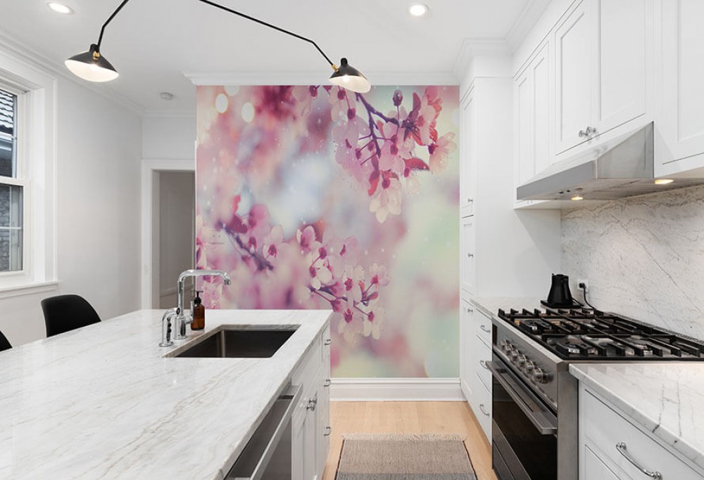 Stěna v kuchyni bez renovace