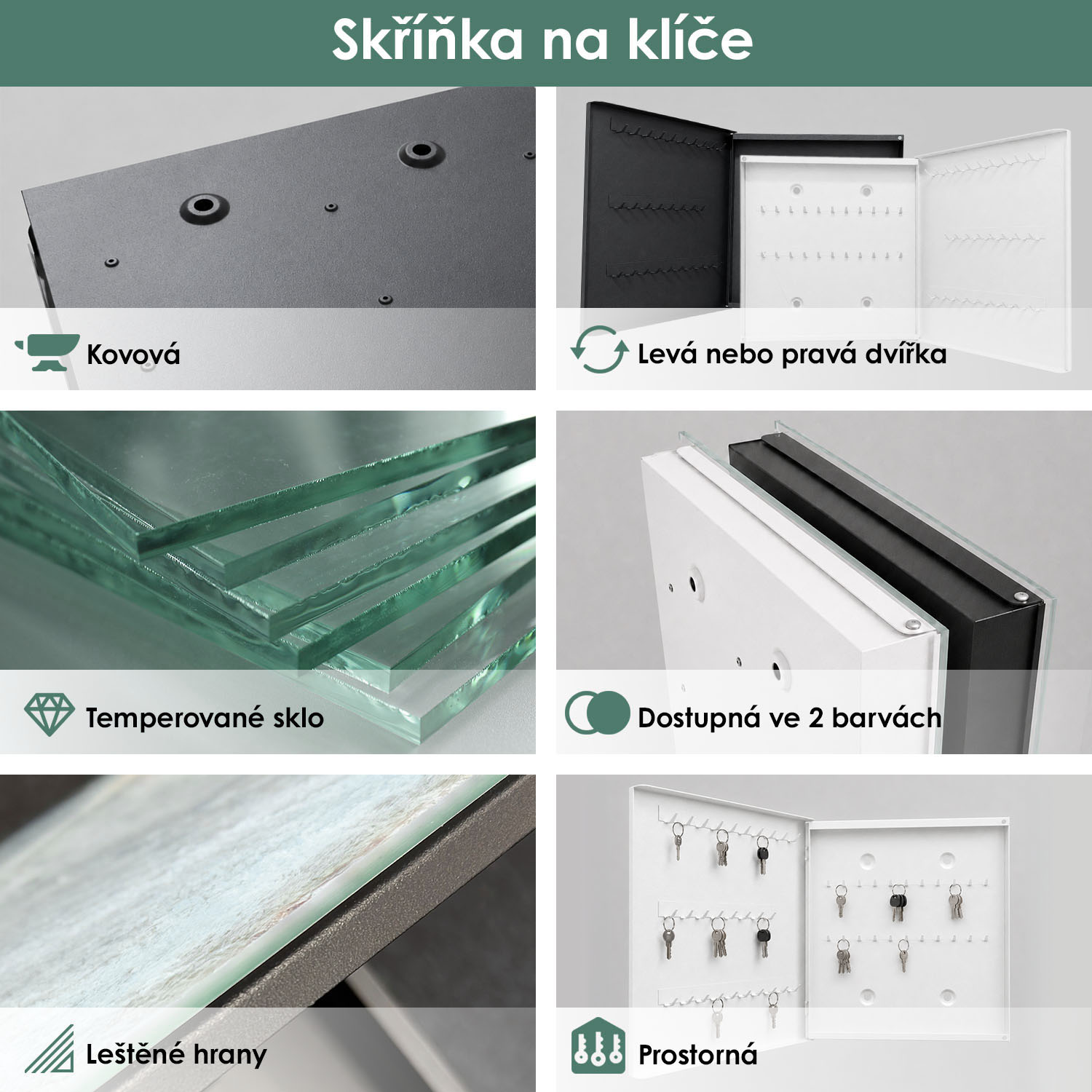 Infografika skříňky na klíče